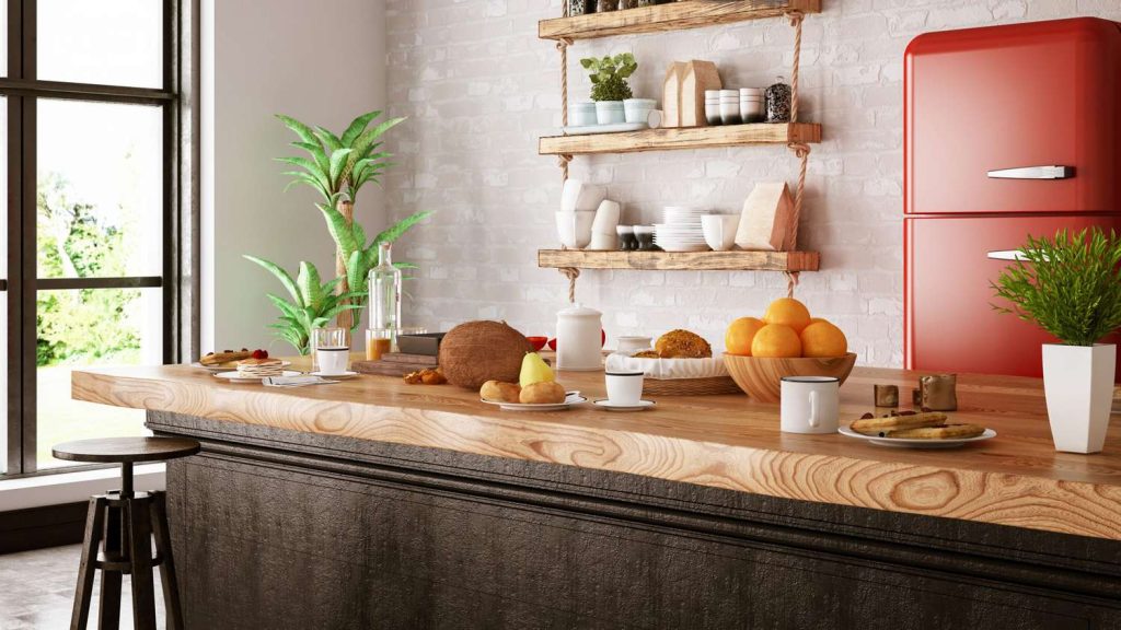 Wooden Kitchen Countertops Beauty and Benefits