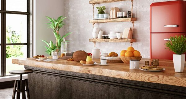 Wooden Kitchen Countertops Beauty and Benefits