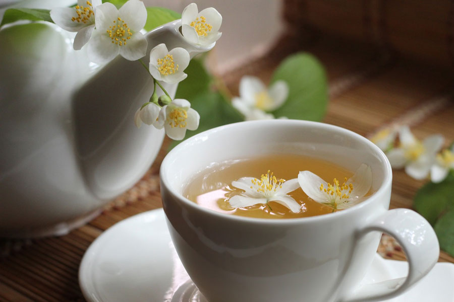 Exploring the Blissful Fusion of Green Tea and Jasmine Flowers